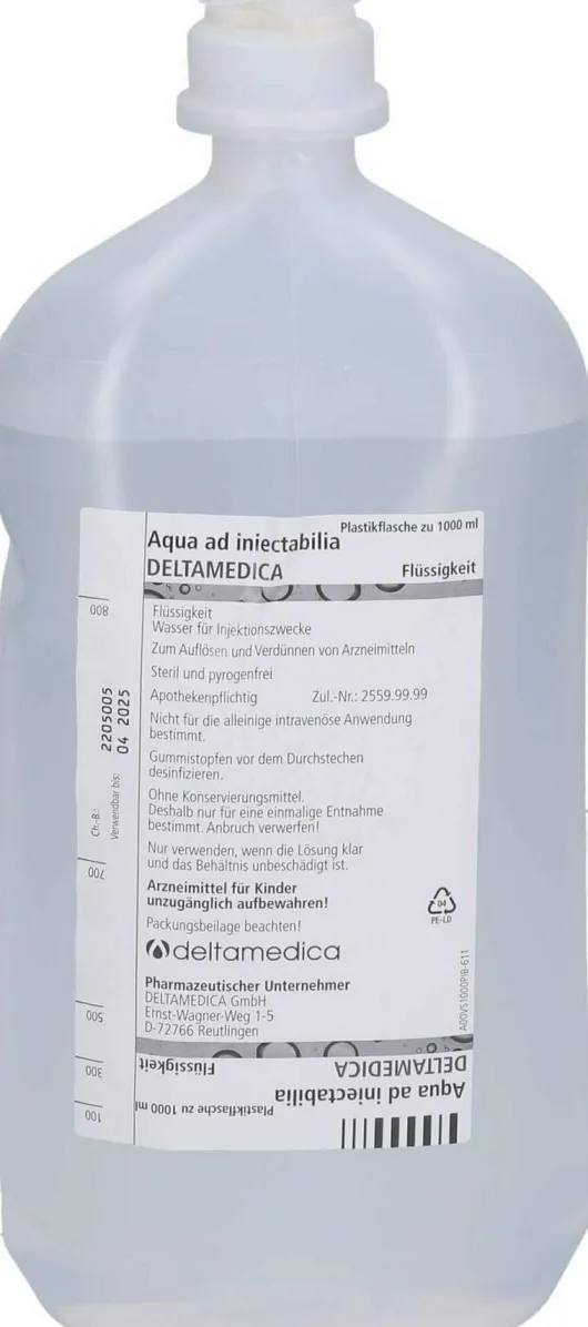 Aqua Ad Iniectabilia Plastik 10 X 1000 ml Flüssigkeit