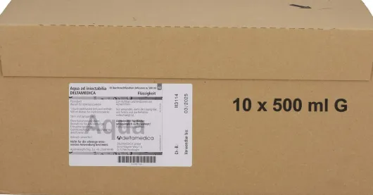 Aqua Ad Injectabilia Glas 10 X 500 ml