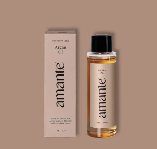 Arganöl 100 % Rein Hautpflegeöl Amante 100 ml