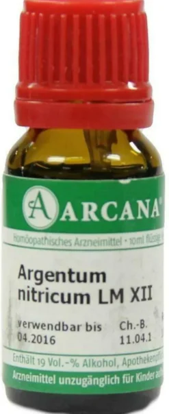 Argentum Nitricum Lm 12 Dilution 10 ml