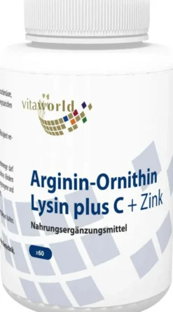 Arginin-Ornithin-Lysin Plus C+zink Kapseln