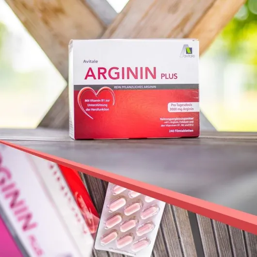 Arginin plus Vitamin B1+B6+B12+Folsäure 240 Filmtabletten