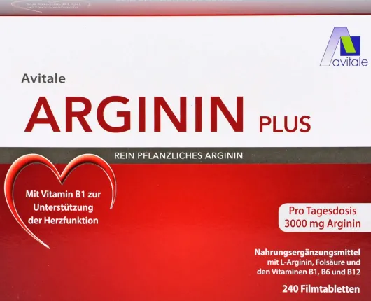 Arginin plus Vitamin B1+B6+B12+Folsäure 240 Filmtabletten