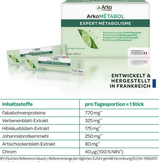ArkoMetabol Expert Metabolisme 15 Sticks