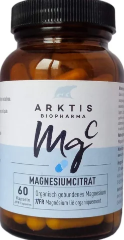 Arktis Magnesiumcitrat mg C 60 Kapseln