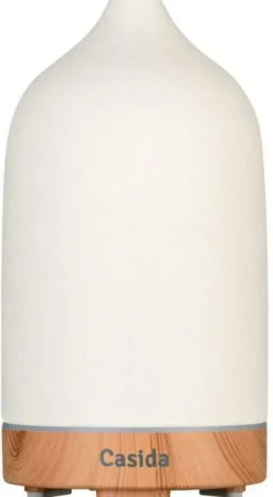 Aroma Diffuser Keramik Weiß-Holz