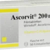 Ascorvit 200 mg Ft 50 Filmtabletten