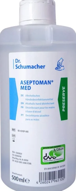Aseptoman Med Alkoholische Händedesinfektion 500 M