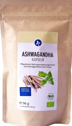 Ashwagandha 300 mg Bio Kapseln Vegan 240 Stück