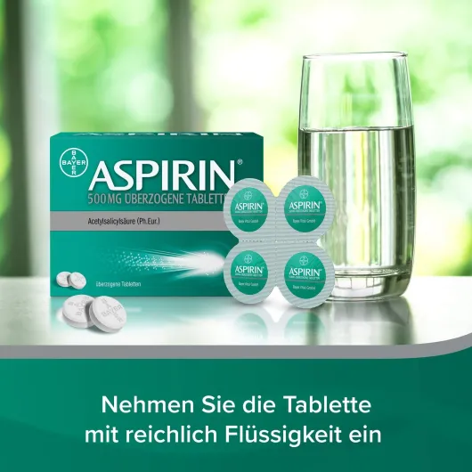 Aspirin 500 mg 40 überzogene Tabletten
