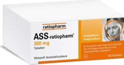 ASS-ratiopharm 300 mg 100 Tabletten