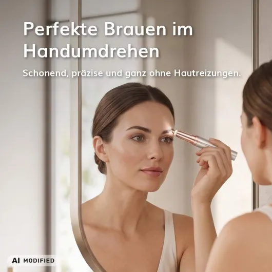 Augenbrauen Trimmer perfect mit LED Licht