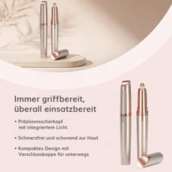 Augenbrauen Trimmer perfect mit LED Licht