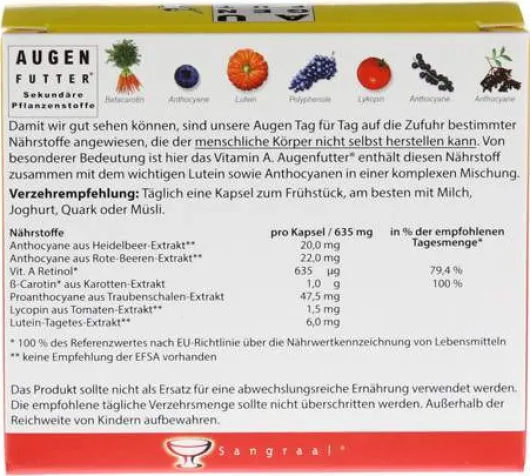 Augenfutter 20 Kapseln