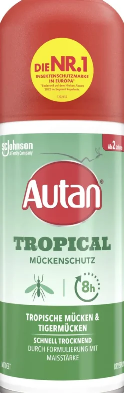 Autan Tropical Dry Spray 100 ml