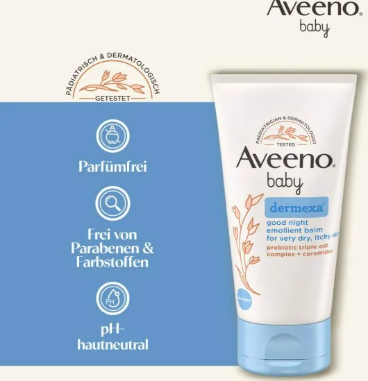 Aveeno baby Dermexa Gute Nacht Emollientien Balsam 75 ml