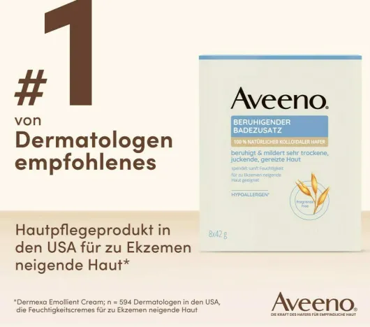 Aveeno Beruhigender Badezusatz 8 x 42 g