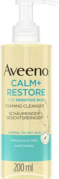 Aveeno Calm+ Restore Schäumender Gesichtsreiniger 200 ml