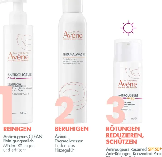 Avene Antirougeurs Clean beruhigende Reinigungsmilch 200 ml