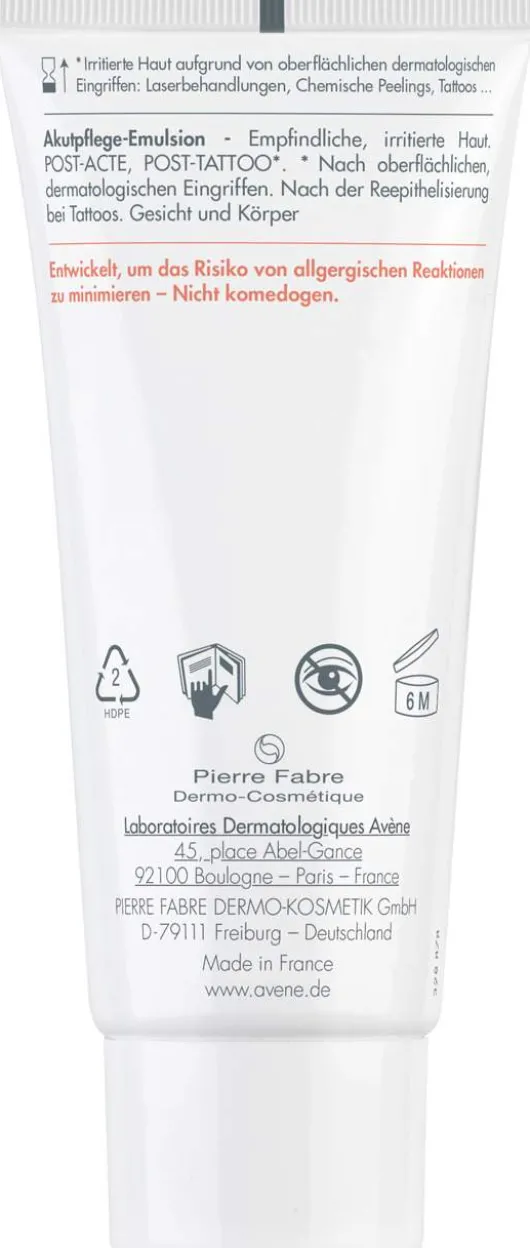 Avene Cicalfate+ Akutpflege-Emulsion Post-Acte und Post-Tattoo 40 ml