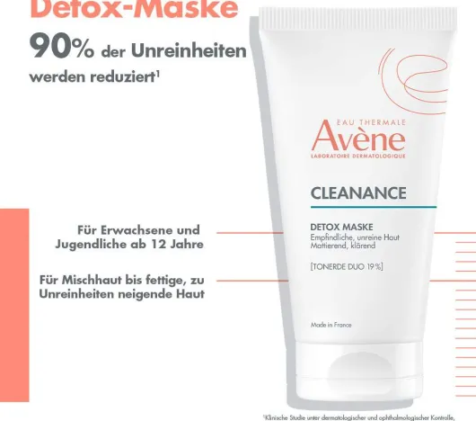 Avene Cleanance Detox Maske 50 ml