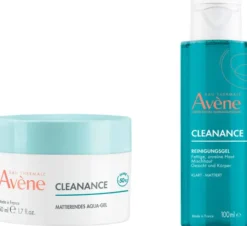 Avene Cleanance mattierendes Aqua-Gel für unreine Haut 50 ml + gratis Avene Cleanance Reinigungsgel 100 ml