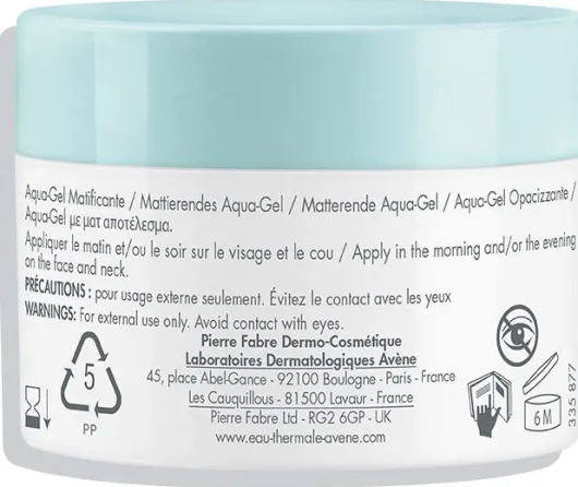 Avene Cleanance mattierendes Aqua-Gel für unreine Haut 50 ml
