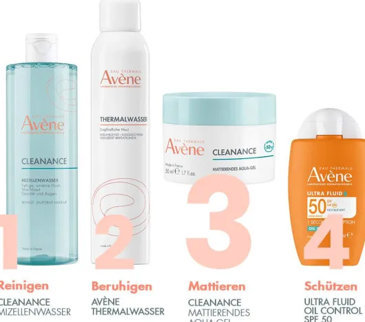 Avene Cleanance mattierendes Aqua-Gel für unreine Haut 50 ml