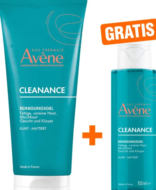 Avene Cleanance Reinigungsgel 200 ml + gratis Avene Cleanance Reinigungsgel 100 ml