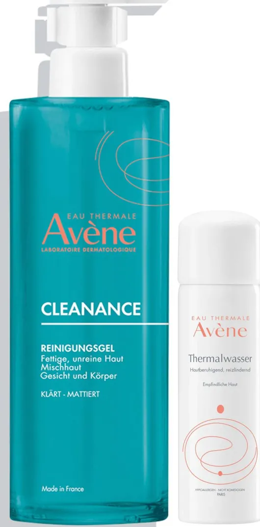 Avene Cleanance Reinigungsgel + gratis Thermalwasser Spray 50 ml