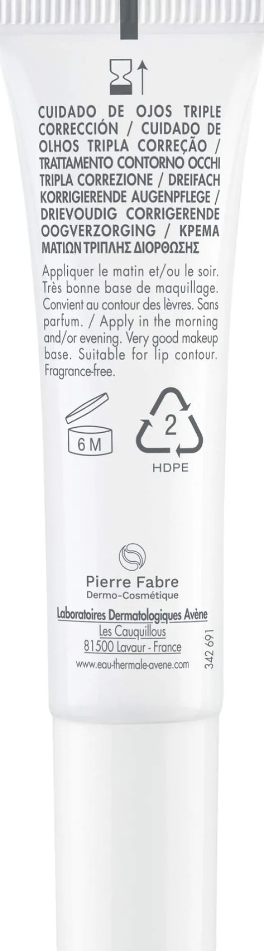 Avene Hyaluron Activ B3 dreifach korrigierende Augenpflege 15 ml