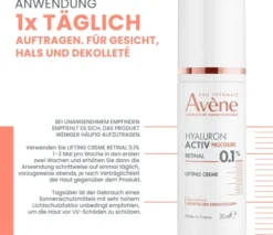 Avene Hyaluron Activ Procedure Retinal Creme 30 ml
