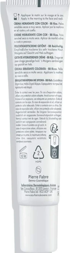 Avene Hydrance BB-REICHHALTIG Feuchtigkeitscreme getönt SPF 30 40 ml