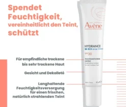 Avene Hydrance BB reichhaltig Feuchtigkeitscreme getönt 40 ml + Avene Beruhigende Augencreme 15 ml