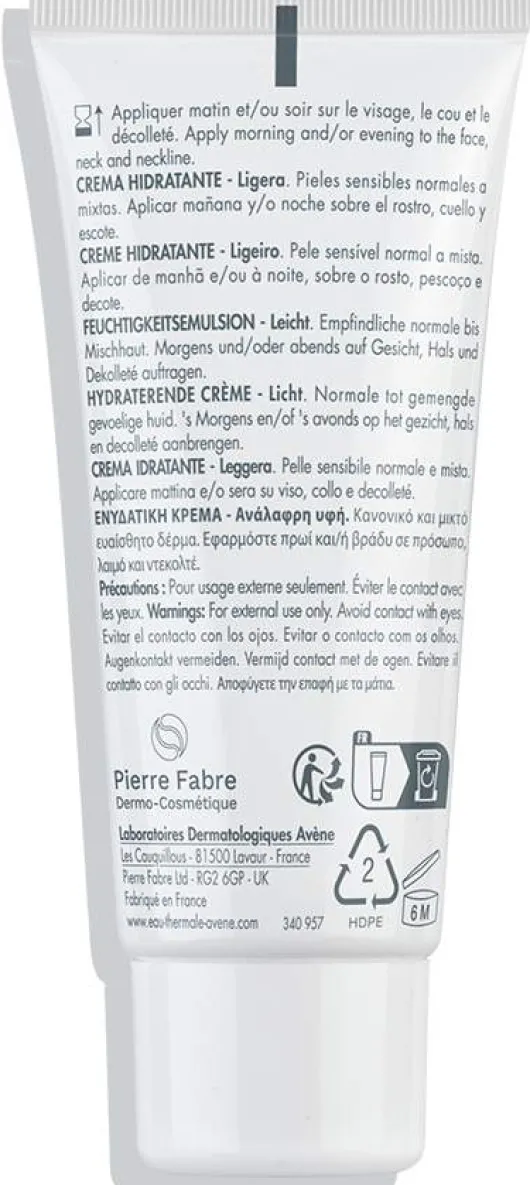 Avene Hydrance LEICHT Feuchtigkeitsemulsion 40ml