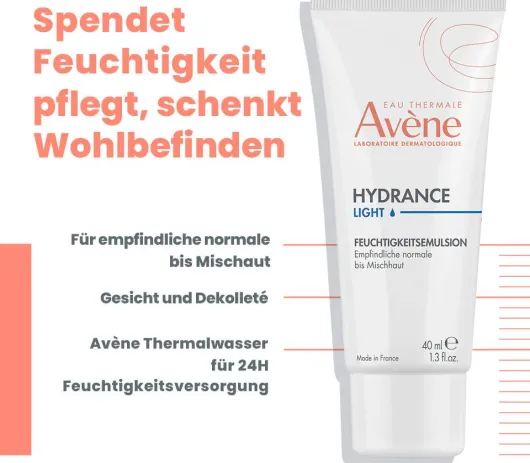 Avene Hydrance LEICHT Feuchtigkeitsemulsion 40ml