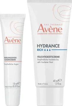 Avene Hydrance reichhaltige Feuchtigkeitscreme 40 ml + Avene Beruhigende Augencreme 15 ml
