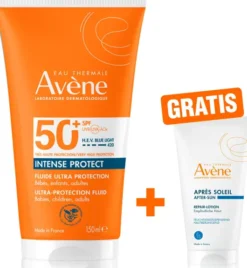 Avene Intense Protect Sonnenfluid Ultra SPF 50+ 150 ml + gratis Repair-Lotion nach der Sonne 50 ml