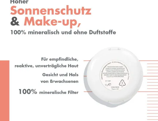 Avene Kompaktsonnencreme SPF 50 sand 10 g Creme