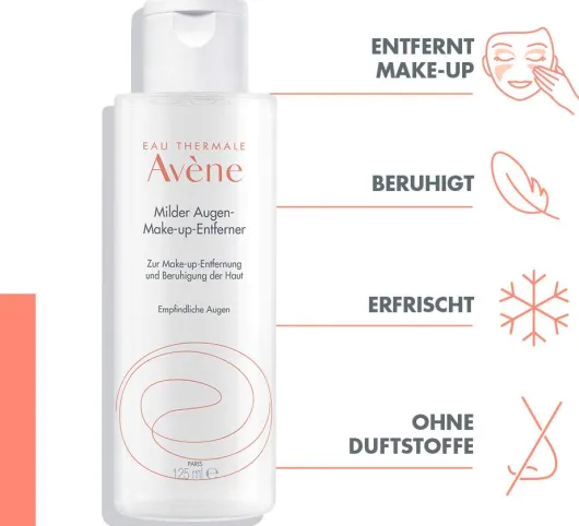 Avene Milder Augen Make Up Entferner 125 ml Gel