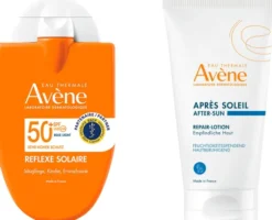 Avene Reflexe Solaire Familie SPF 50+ 30 ml Fluid + gratis Repair Lotion 50 ml
