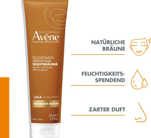 Avene Selbstbräuner Feuchtigkeitsspendend 100 ml Gel