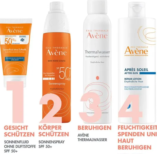 Avene Sonnenfluid SPF 50+ ohne Duftstoffe 50 ml