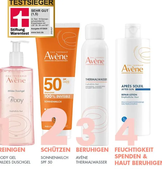 Avene Sonnenmilch SPF 50 250 ml