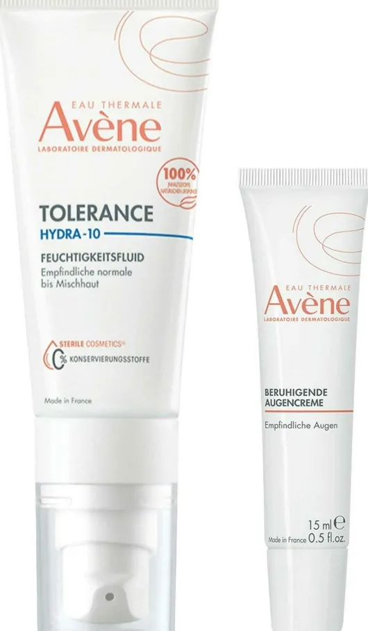 Avene Tolerance Hydra-10 Feuchtigkeitsfluid 40 ml + Avene Beruhigende Augencreme 15 ml