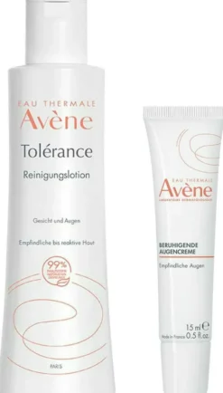 Avene Tolerance Reinigungslotion 200 ml + Avene Beruhigende Augencreme 15 ml