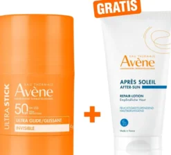 Avene Ultra Stick Invisible SPF 50 45 g + gratis Avene Repair-Lotion nach der Sonne 50 ml