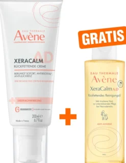 Avene Xeracalm A.D. 200 ml Creme + gratis XeraCalm Reinigungsöl 100 ml