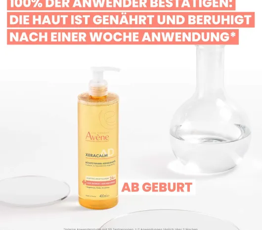 Avene XeraCalm A.D Reinigungsöl Nachfüllpack 400 ml