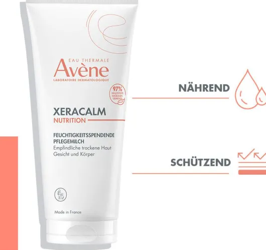 Avene XeraCalm Nutrition feuchtigkeitsspendende Pflegemilch 200 ml